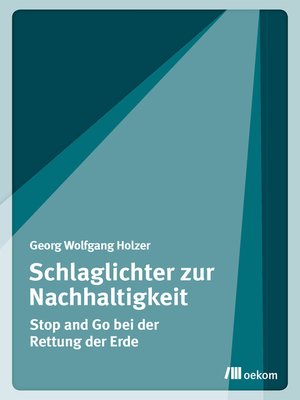 cover image of Schlaglichter zur Nachhaltigkeit